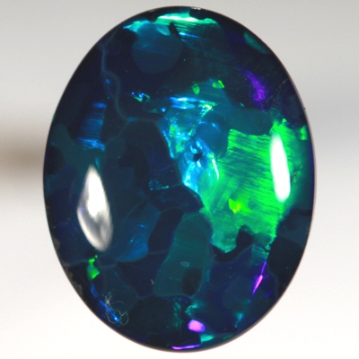 TOP QUALITY LIGHTNING RIDGE OPAL DOUBLET Electric rolling flashes, bright! SEE VIDEO